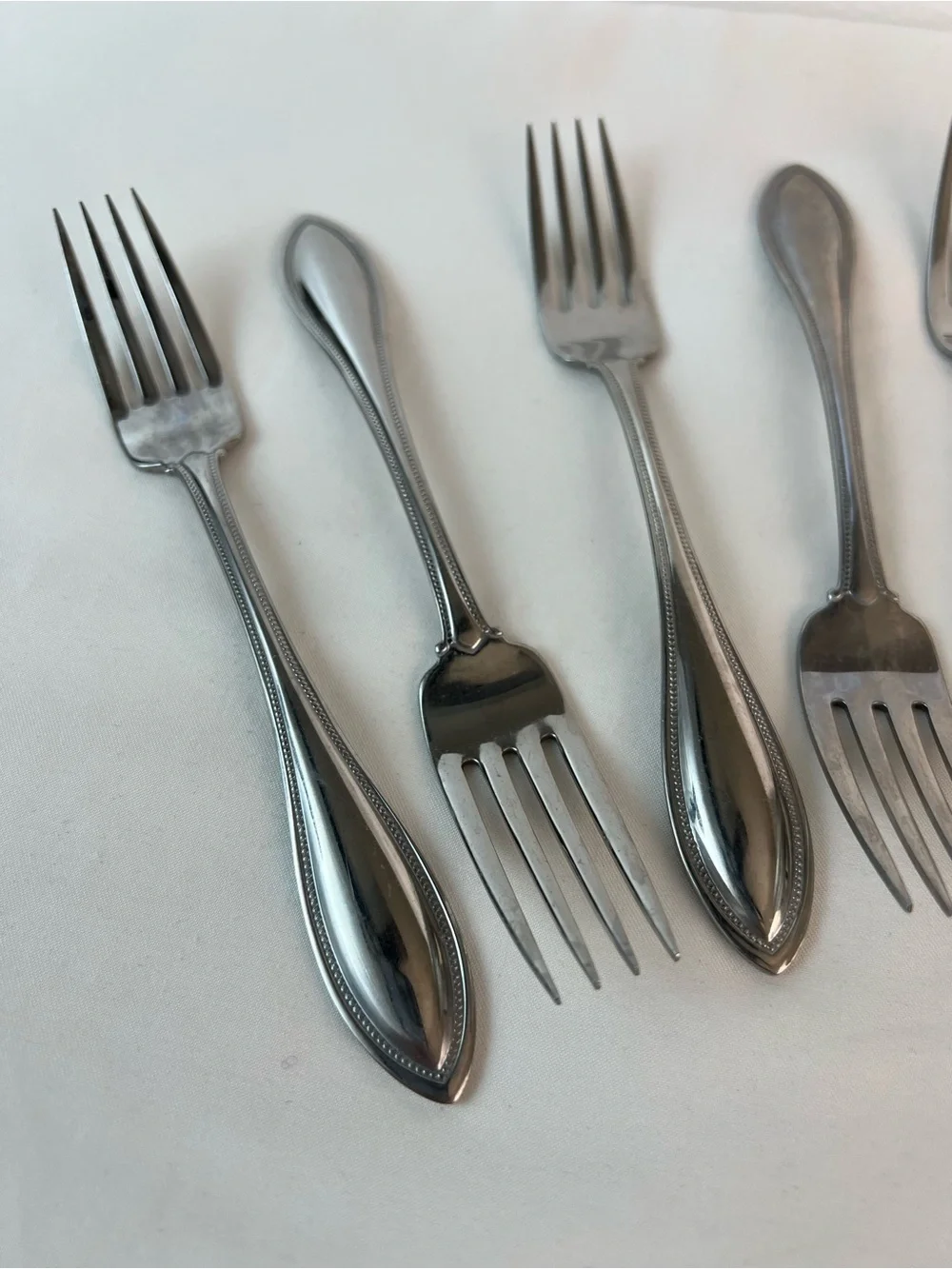 ONEIDA Stainless ARBOR AMERICAN HARMONY Dinner FORKS  Set of 8